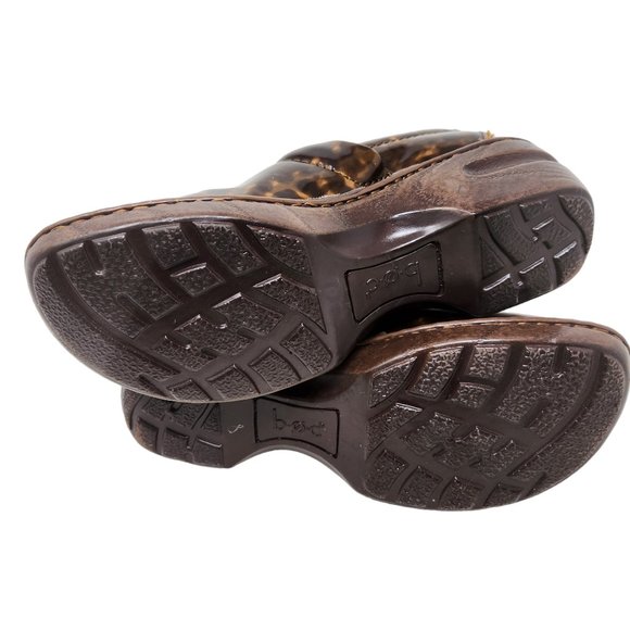 B.O.C. Born Concept "Margaret" Tortoise Shell Clogs C00037 Women's Size 7M - Picture 10 of 11